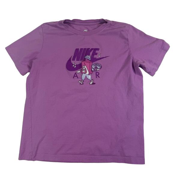 Nike Girls XL T-Shirt Purple and Pink Boom Box - Picture 1 of 5
